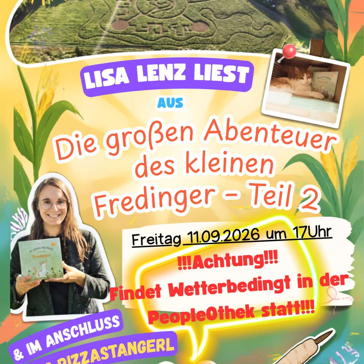 Lesung im Maislabyrinth 11.09.2026 Ortswechsel
